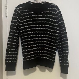 Halogen Black and White Sweater